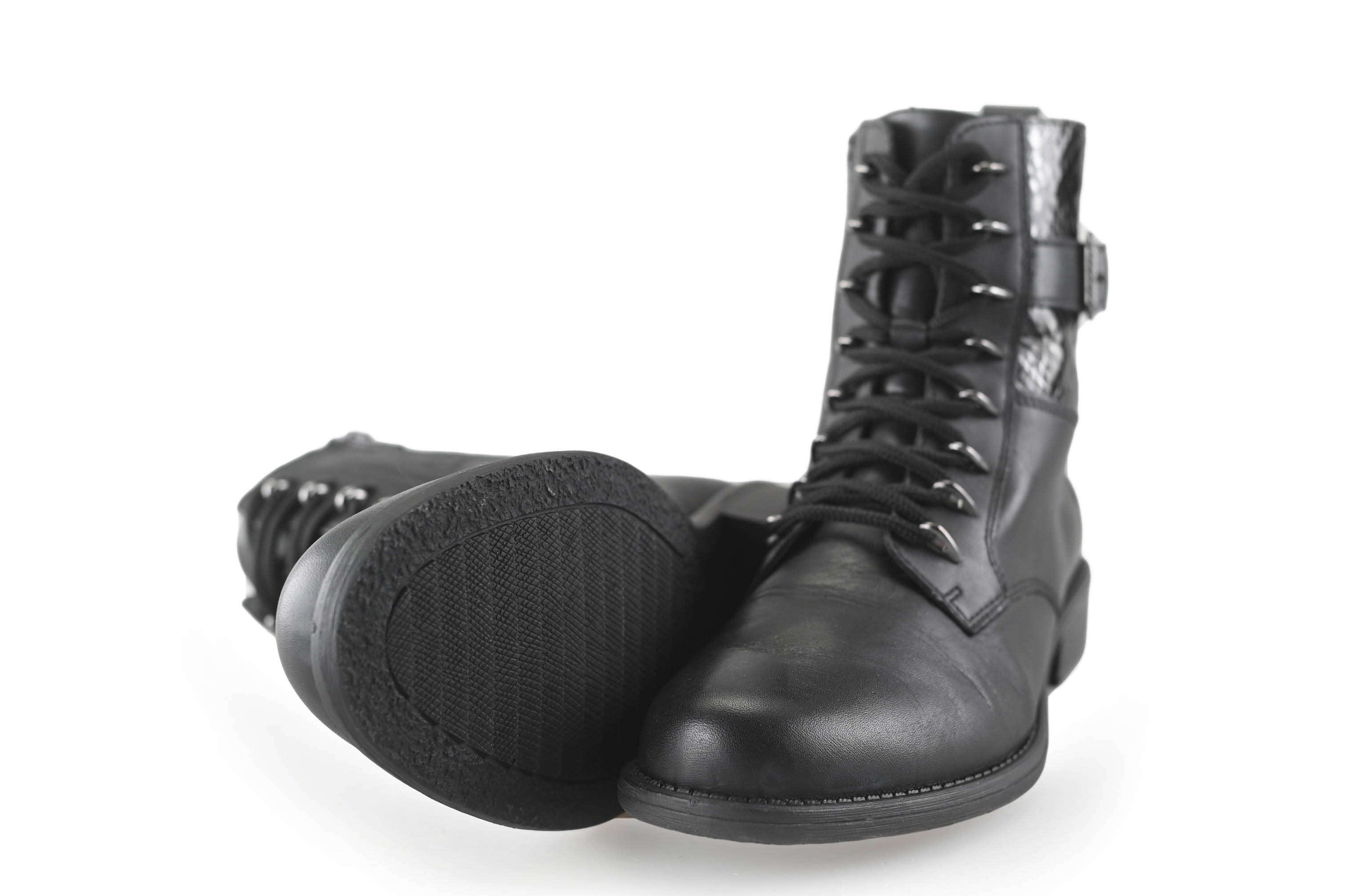 Remonte Dames R6594 hoge schachtlaarzen, zwart, 40 EU, zwart, 40 EU