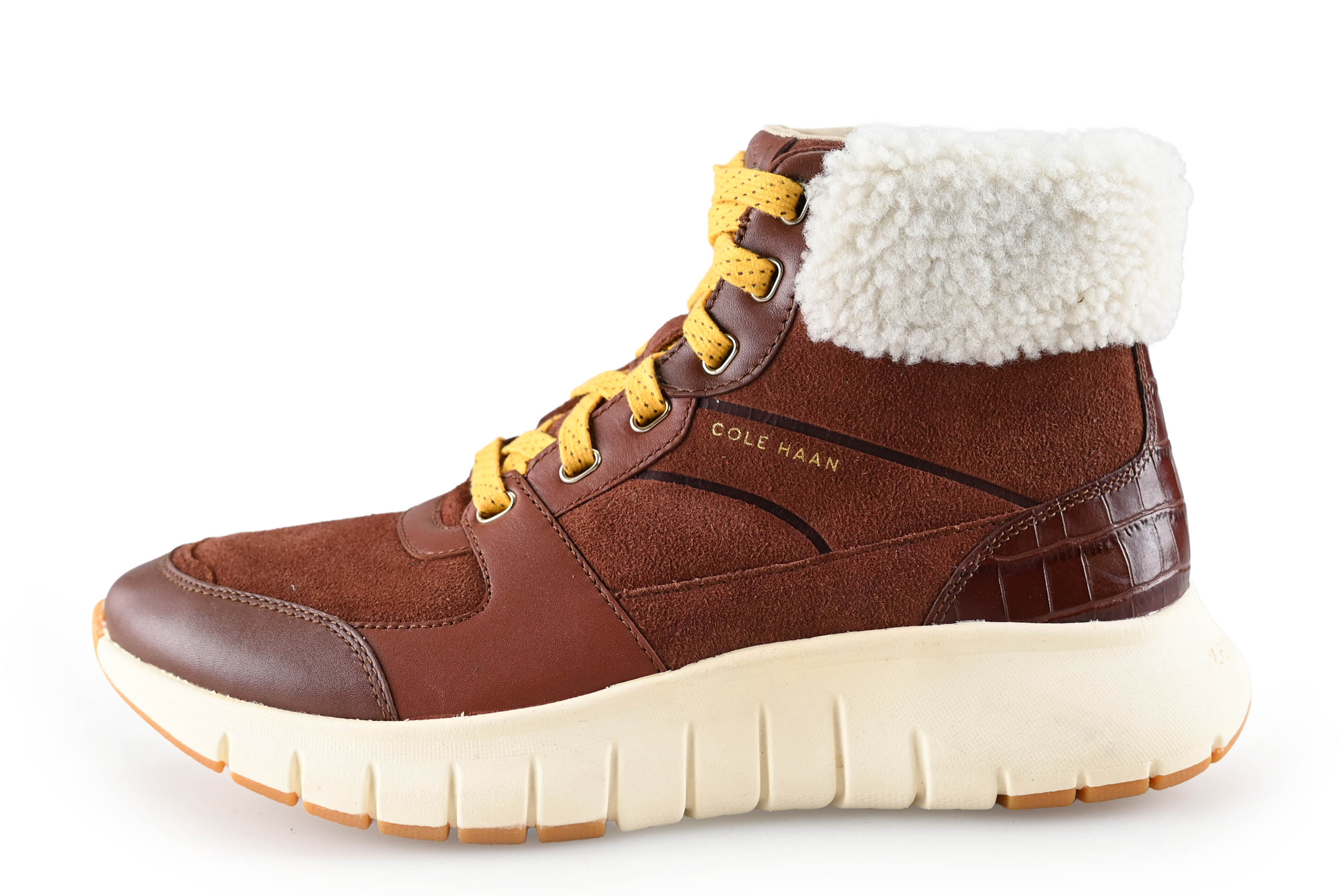 Cole Haan Hoge sneakers in de kleur bruin maat 43 Refurbished by