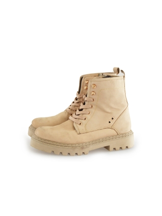 Poelman Schnürstiefel Beige 161224