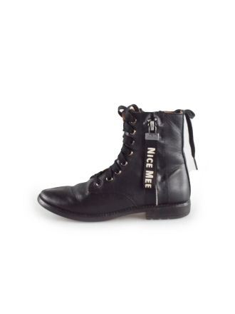 IK-KE Schnürstiefel Schwarz 161495