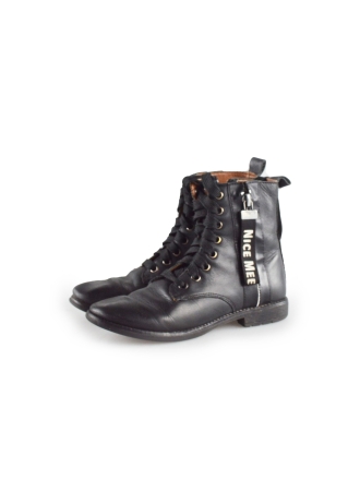 IK-KE Schnürstiefel Schwarz 161495