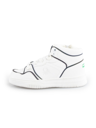 Benetton Hohe Sneaker Weiß 162646