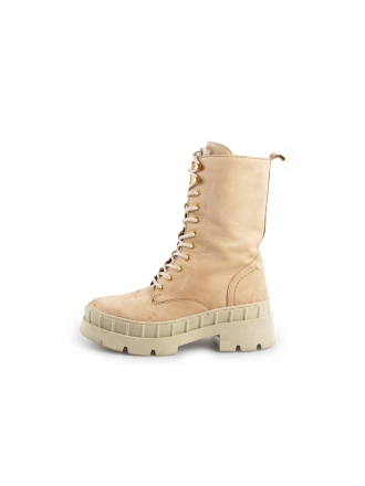 Nelson Schnürstiefel Beige 165011