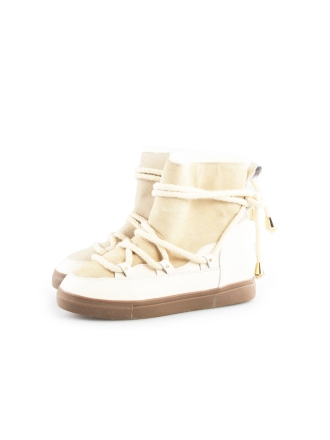 Poelman Schnürstiefel Beige 166710