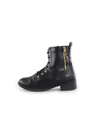 Mustang Schnürstiefel Schwarz 167728