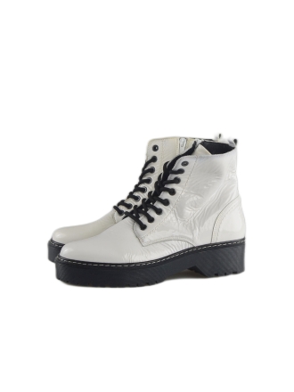 Linea Zeta Schnürstiefel Weiß 170019