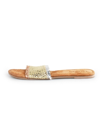 Lazamani Flip-Flops Gold 176523