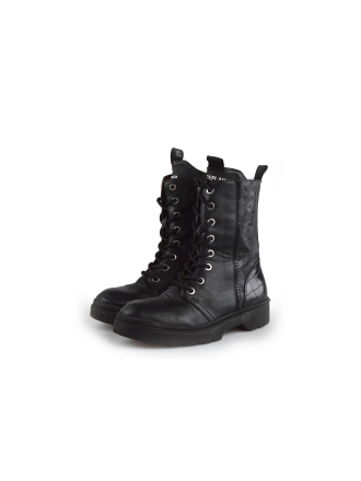 Replay Schnürstiefel Schwarz 179557