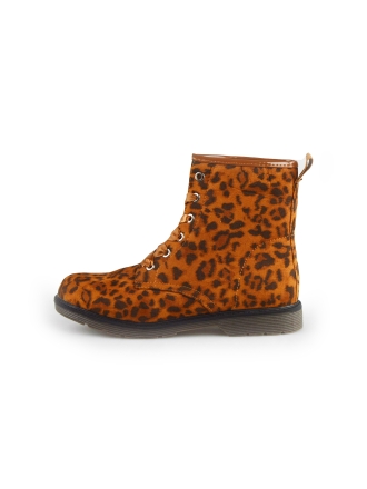 Muyters Schnürstiefel Leopardenmuster 180383
