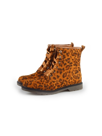 Muyters Schnürstiefel Leopardenmuster 180383