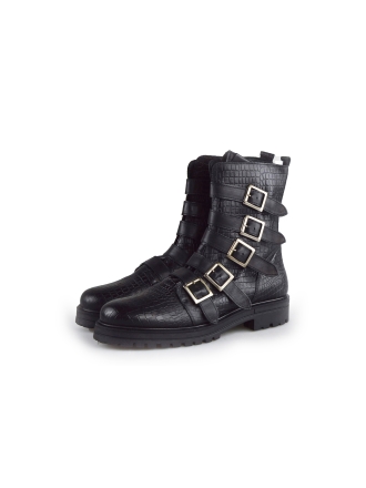 Muyters Bikerstiefel Schwarz 180559