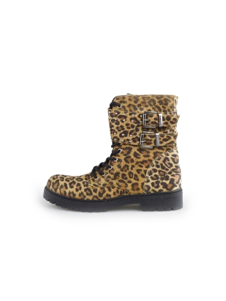 Muyters Schnürstiefel Leopardenmuster 180566
