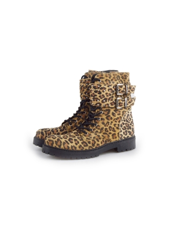 Muyters Schnürstiefel Leopardenmuster 180566