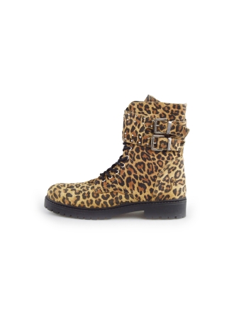 Muyters Schnürstiefel Leopardenmuster 180635