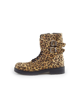 Muyters Schnürstiefel Leopardenmuster 180647