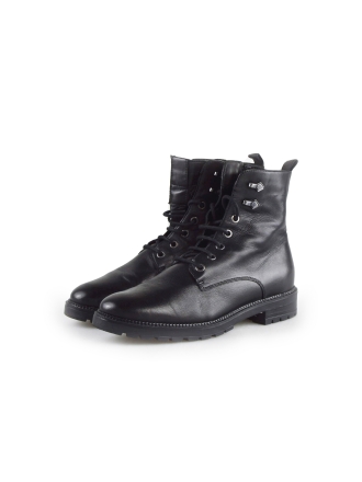 Linea Zeta Schnürstiefel Schwarz 184249