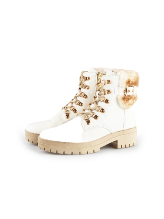 Linea Zeta Schnürstiefel Beige 184381