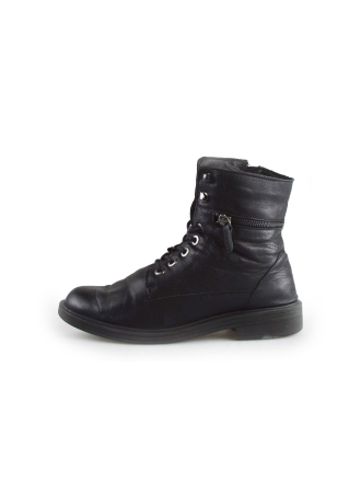 Feyn Schnürstiefel Schwarz 184508