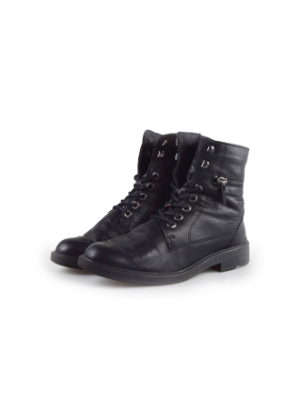 Feyn Schnürstiefel Schwarz 184508