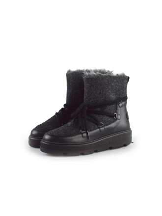 Unisa Schnürstiefel Schwarz 186104