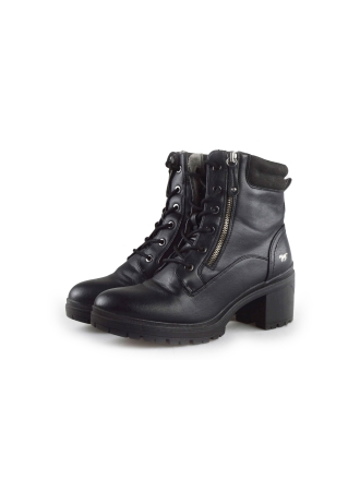 Mustang Schnürstiefel Schwarz 186150