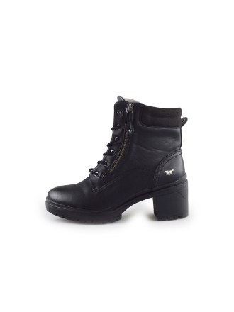 Mustang Schnürstiefel Schwarz 186351