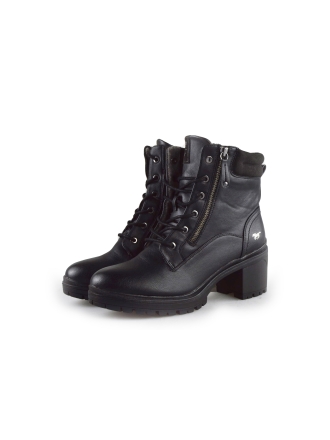 Mustang Schnürstiefel Schwarz 186351