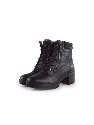 Mustang Schnürstiefel Schwarz 186352
