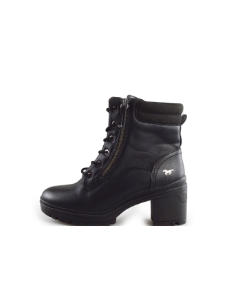 Mustang Schnürstiefel Schwarz 186413