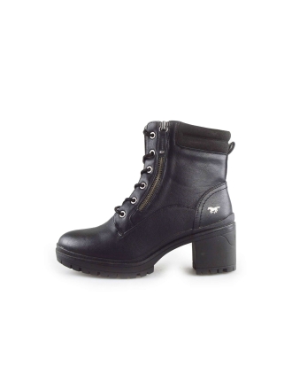 Mustang Schnürstiefel Schwarz 187047