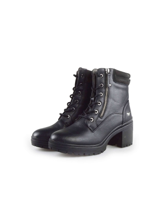 Mustang Schnürstiefel Schwarz 187047