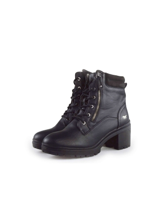 Mustang Schnürstiefel Schwarz 187326