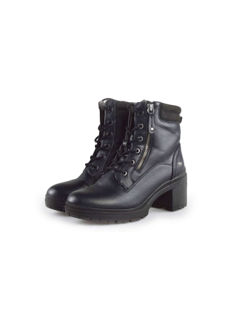 Mustang Schnürstiefel Schwarz 187458