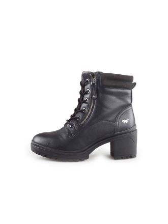 Mustang Schnürstiefel Schwarz 187564