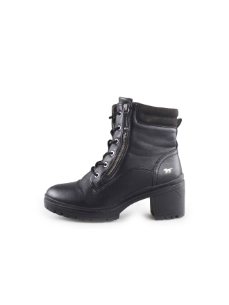 Mustang Schnürstiefel Schwarz 187665