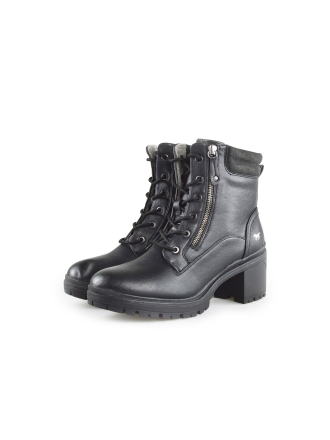 Mustang Schnürstiefel Schwarz 187698
