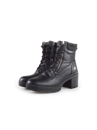 Mustang Schnürstiefel Schwarz 187997