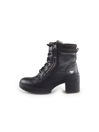Mustang Schnürstiefel Schwarz 188084