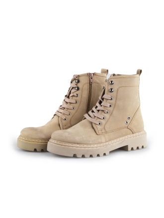 Poelman Schnürstiefel Beige 188097