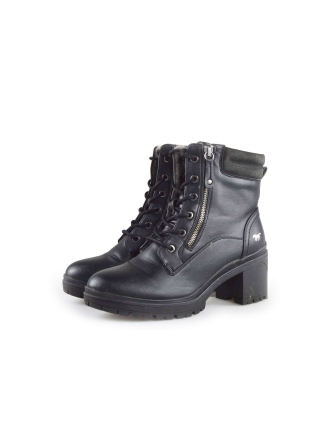 Mustang Schnürstiefel Schwarz 188352