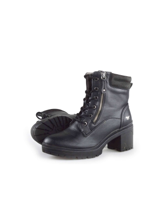 Mustang Schnürstiefel Schwarz 188352