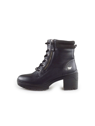 Mustang Schnürstiefel Schwarz 188464