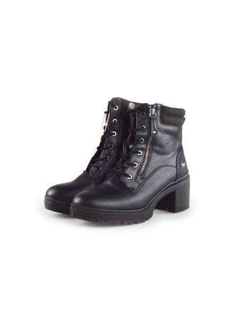 Mustang Schnürstiefel Schwarz 188492