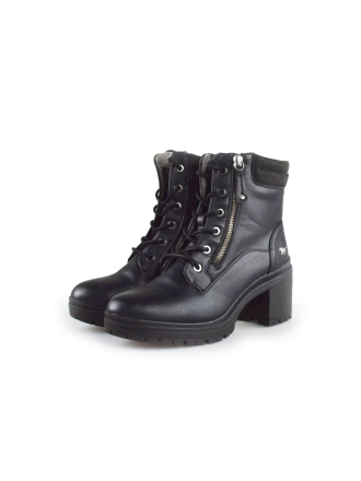 Mustang Schnürstiefel Schwarz 188511