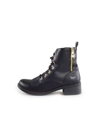 Mustang Schnürstiefel Schwarz 188558