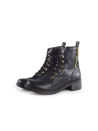 Mustang Schnürstiefel Schwarz 188558