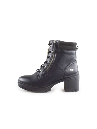 Mustang Schnürstiefel Schwarz 188580