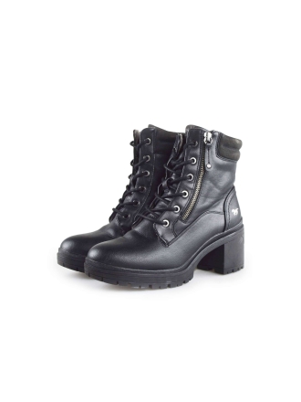 Mustang Schnürstiefel Schwarz 188586