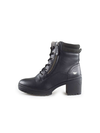 Mustang Schnürstiefel Schwarz 188590