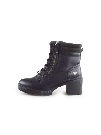Mustang Schnürstiefel Schwarz 188595